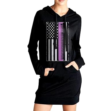 Rw1k6q 1 Womens Retro Distressed Hair Stylist American Flag Long