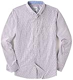 Mocotono Men's Long Sleeve Plaid Checkered Button Down Casual Dress Shirts