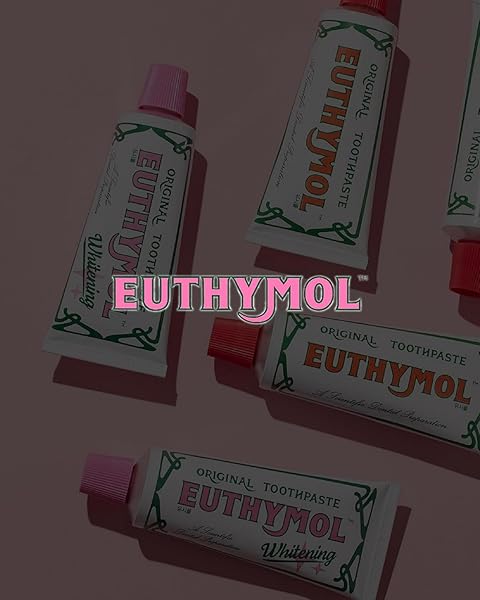 EUTHYMOL ORIGINAL PINK TOOTHPASTE (3.7FL OZ/PACK OF 1) – FLUORIDE-FREE TOOTHPASTE FOR SENSITIVE TEETH & GUM. BAD BREATH, CAVITY PREVENTION, 12-HOUR LONG LASTING FRESHNESS WITH WINTERGREEN