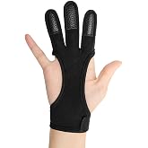 Coolrunner Archery Glove - Three Finger Leather Protective Gloves for Shooting - Kids' Gear Accessories