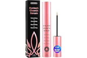 BEILANCY Lash Serum for Eyelash Growth, 0.17 fl oz, 5 ml, 2-in-1 Eyebrow Enhancing Formula for Thicker Brows, Strengthens, Lengthens, & Increases Hair Volume, for Natural Lashes & Extensions