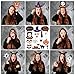 Amosfun 18PCS Halloween Photo Booth Props for Halloween Party Photography Decoration Creative Spooky and Witch Halloween Party Favors