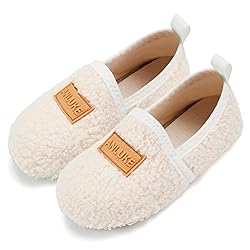 ANLUKE Kids Toddler Slippers Boys Girls Indoor