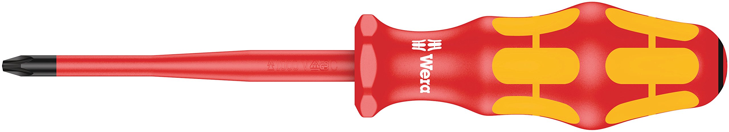 Kraftform Plus 165iS VDE Slimline Screwdriver Pozidriv Tip PZ2 x 100mm