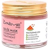 The Crème Shop Korean Skincare | Overnight Gel Mask for Moisturizing and Hydrating, Anti-Aging, Brightening, Relief facial skin care - 2.36 oz (Watermelon)
