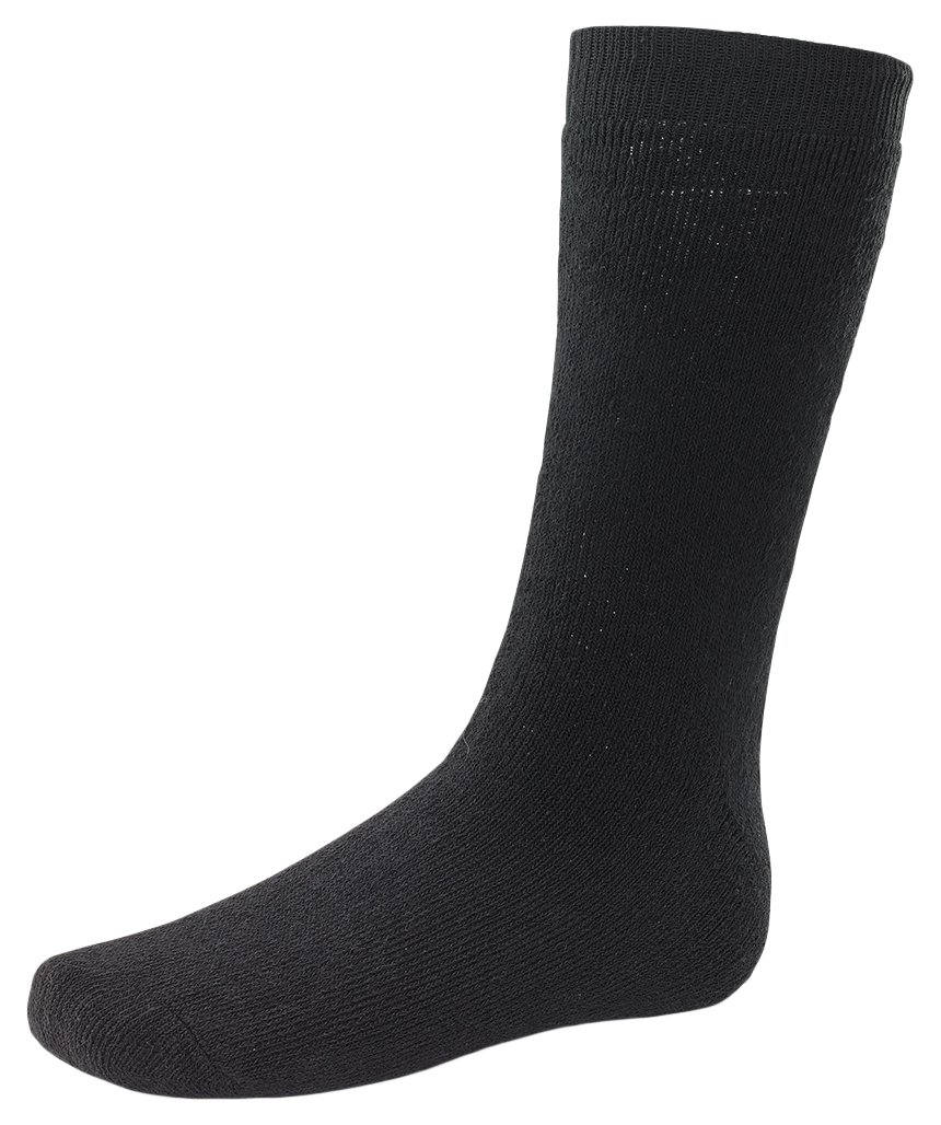 THERMAL TERRY SOCKS BLACK