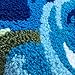 USTIDE Blue Rose Area Rug Antiskid Carpet/Area Rug Kids Rug