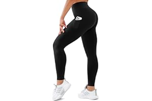 SUNCLOVE High Waisted Leggings for Women Tummy Control Buttery Soft Yoga Pants Womens Gym Workout Running Leggings
