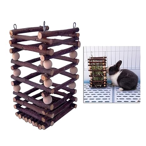 Feeding Watering Supplies Popetpop Hay Manger Rabbit Hay Feeder