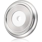 Enhon Metal Tub Spout Cover Ring, Bathroom Faucet Remodeling Wall Plate with Foam Gasket, 1-1/2 Inch ID and 3-5/8 Inch OD(Bru