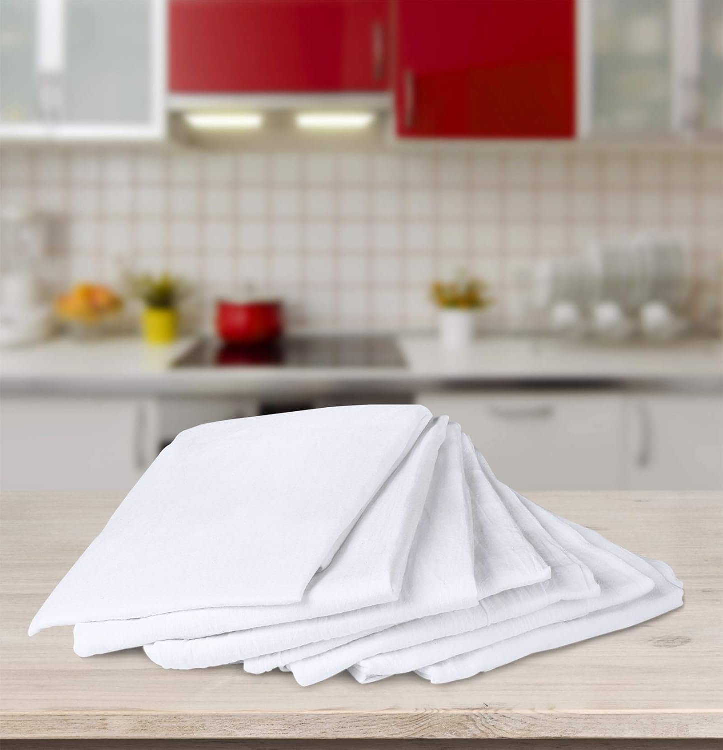 Utopia Kitchen Flour Sack Dish Towels, 24 Pack Cotton Kitchen Towels - 28 x 28 Inches: Home & Kitchen