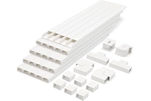 LZEOY Wire Covers for Cords Kit-392.5in Wire Hiders for TV on Wall, White Cord Cover Wall, Cord Hider Wall Mounted TV, TV Cab