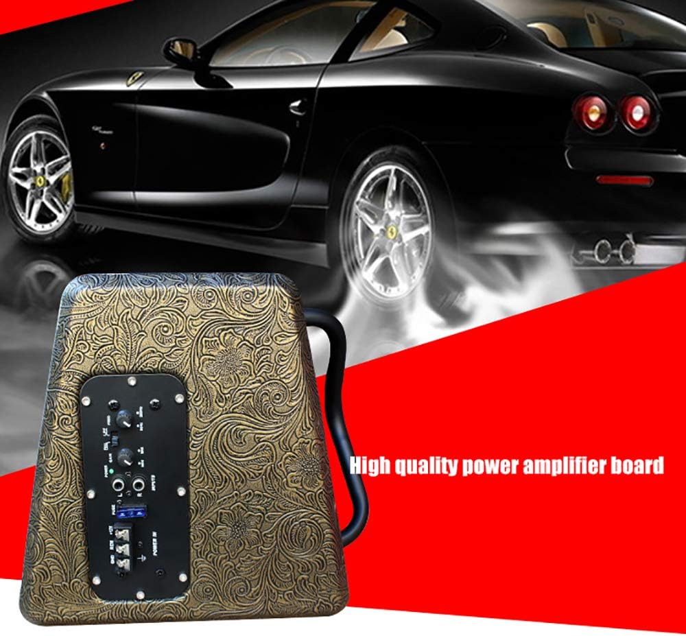 Amazon Co Jp カーサブウーファー12vスピーカー21mmカーオーディオサブウーファー8インチハイパワーアンプスーパーベース 車 バイク