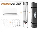 EAGLE PEAK 3m x 3m Slant Leg Pop-up Canopy Tent - Easy Setup & Adjustable view 9