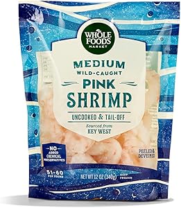 Whole Catch, Key West Pink Shrimp, 51-60 Count, 12 Ounce, Frozen