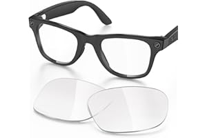 Vigamen Replacement Lenses Compatible with Ray-Ban Meta Wayfarer RW4006 50mm Smart Glasses for Women Men-Non/Polarized Lenses