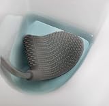 Joseph Joseph Flex Lite Silicone Toilet Brush with Slimline Holder Grey White view 5