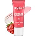 MENT Dot- & Key- Strawberry Dew Strobe Cream for Face | Skin Radiance Cream | Moisturizer & Highlighter for Face | for Dewy Glazed Instant Glow | Boosts Hydration| for Women & Men | 30ml