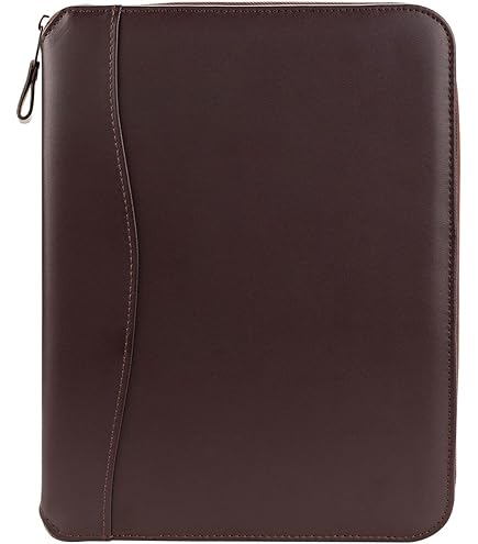 FranklinCovey FCシグネチャーバインダー レザー プランナー用ジッ FC Signature Leather Zipper Binder - Franklin Planner