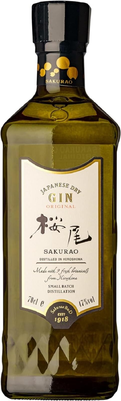 SAKURAO(桜尾) GIN ORIGINAL [ ジン 700ml ]商品画像