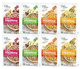 Plum Organics Mighty Mealtime Bundle: 2 Pouches of each Flavor Oatmeal and Pasta Blend, (8 pouches total)