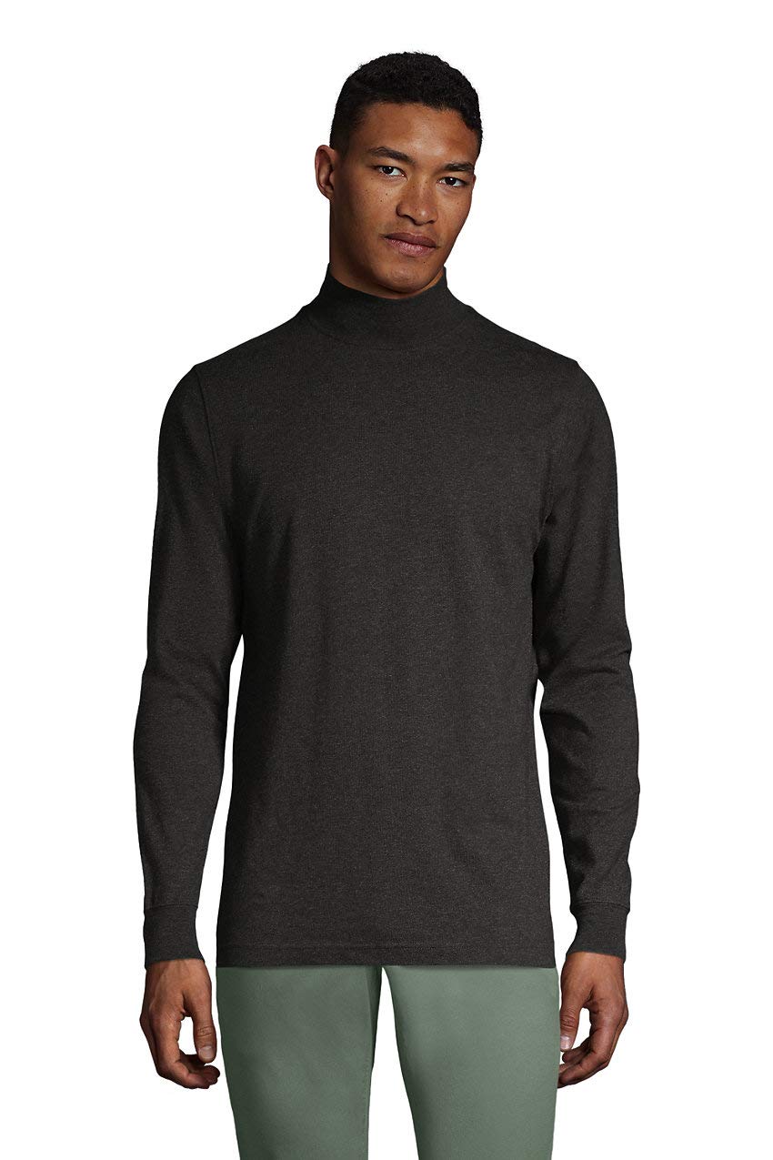Lands&amp;#39; End Men&amp;#39;s Super-T Mock Turtleneck