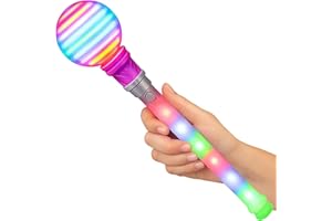 ArtCreativity Light Up Wand for Kids, 14-Inch LED Spinning Toy Wand with Batteries Included, Fun Light Up Wand Toy for Boys and Girls, Perfect Party Favor, Birthday