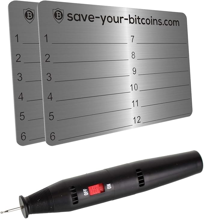 SaveYourBitcoins Hardware Wallet Seed Phrase Amazon.co.uk Electronics