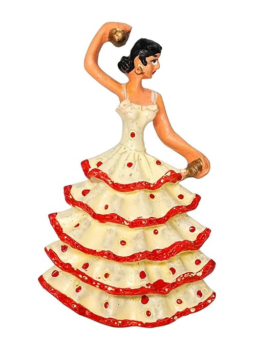 Bailarina de Flamenco, España 3D Imanes para Refrigerador Imán de ...