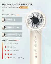 PRITECH High Speed Hair Dryer 1600W Ionic Blow