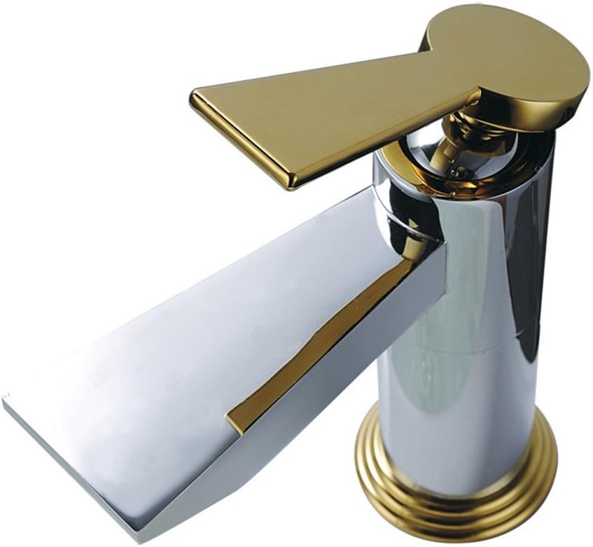 Modern brass one-handle one-hole ceramic valve hot and cold water bathroom basin faucet, chrome and gold / Bathroom Sink Taps / Basin Mixer Tap/ Bathroom Tap /Bathroom Mixer /Bathroom Basin Mixer Tap / Sink Taps