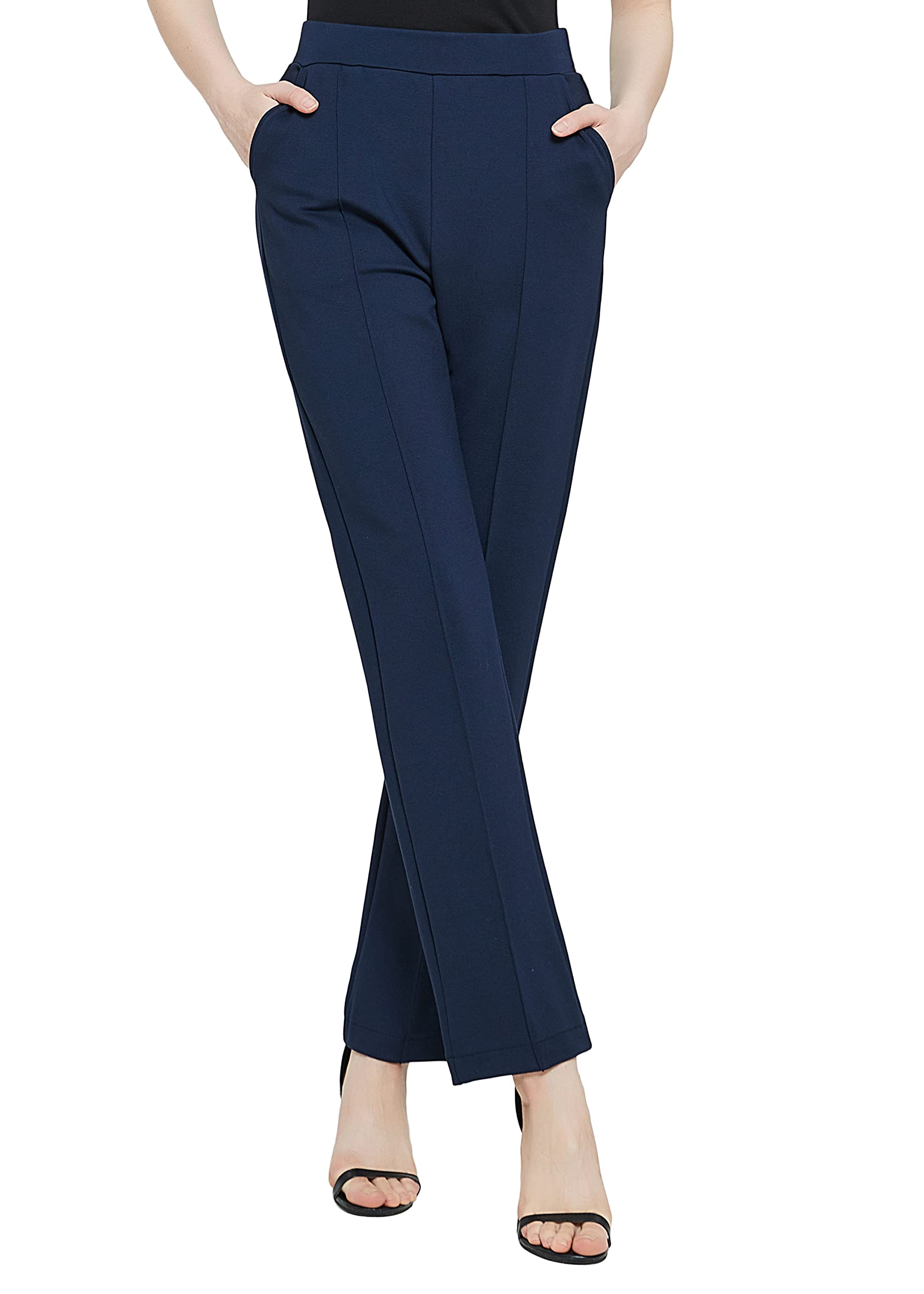 Stretchy Straight Leg Pants