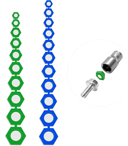 Waziaqoc 10-Piece 3/8" Hex Magnetic Socket Adapter Set - Chrome Vanadium Steel For Power Tools - View #10