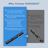VUOHOEG KI04 Laptop Battery for HP Pavilion 15-AB 15-AK 17-G 14.8V 41.6Wh view 7