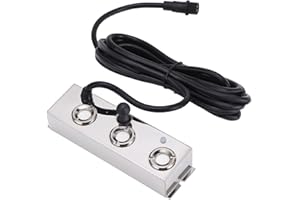 ciciglow Ultrasonic Fogger 3 Heads, IP67 Water Proof Ultrasonic Mist Maker 4.5L Per Hour, Ultrasonic Mister Humidifier with 3 Meters Cable, for Pond, Greenhouse, Rockery, Lawn Decoration