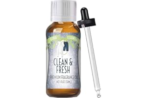 Good Essential 30 ml Clean & Fresh Fragrance Oil - Candle Fragrance Oil for Kitchen, Floor, or Carpet Cleaner and Candles - 1 fl oz Candle Fragrance Oil