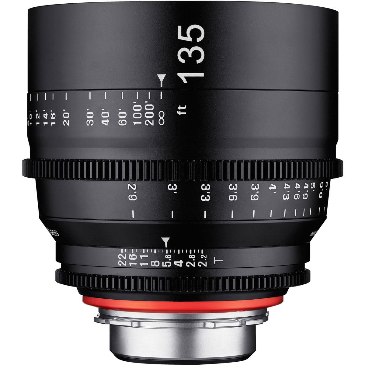 Lente de cine profesional Rokinon Xeen 135 mm T2.2 para montura Canon EF - Canon EF negro