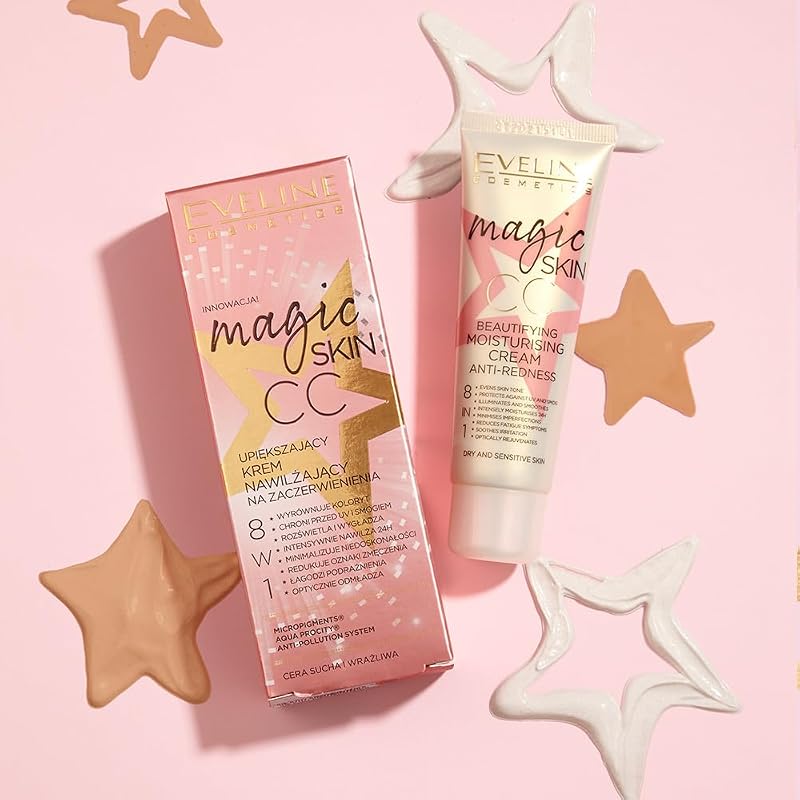 Magic Skin CC Feuchtigkeitscreme gegen Rötungen 8-in-1 mit Hyaluronsäure und Vitamin E, 50ml — Foto 5 von 6