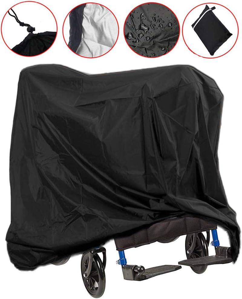 Lmeison Wheelchair Cover, Waterproof Mobility Scooter Outdoor Storage Cover Lightweight Rain Protector from Dust Dirt Snow Rain Sun Rays - 67 x 24 x 46 inch (L x W x H): Automotive