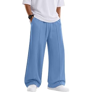 Joiceful Boys Sweatpants Kids Baggy Pants | Teen Wide Leg Sweat pants, Youth Athletic Pants, 7-16Y, Back to School Joggers, W