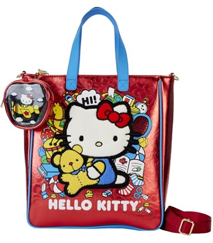 Amazon.com: Loungefly Sanrio Hello Kitty 50th Anniversary Coin Bag