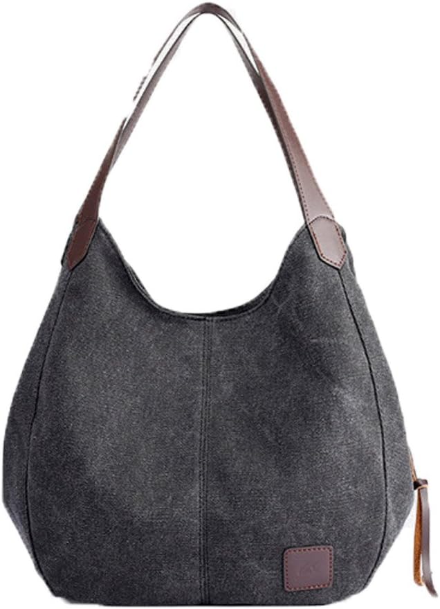Owarder hobo Handbag Casual Canvas Bag Shoulder Bag Ethnic Simple Retro Bag Shopping Bag Satchel