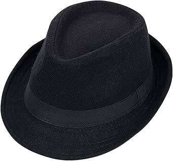 Sombrero Trilby Fedora Unisex - Estilo Años 20, Panamá, Gatsby Con Banda Decorativa