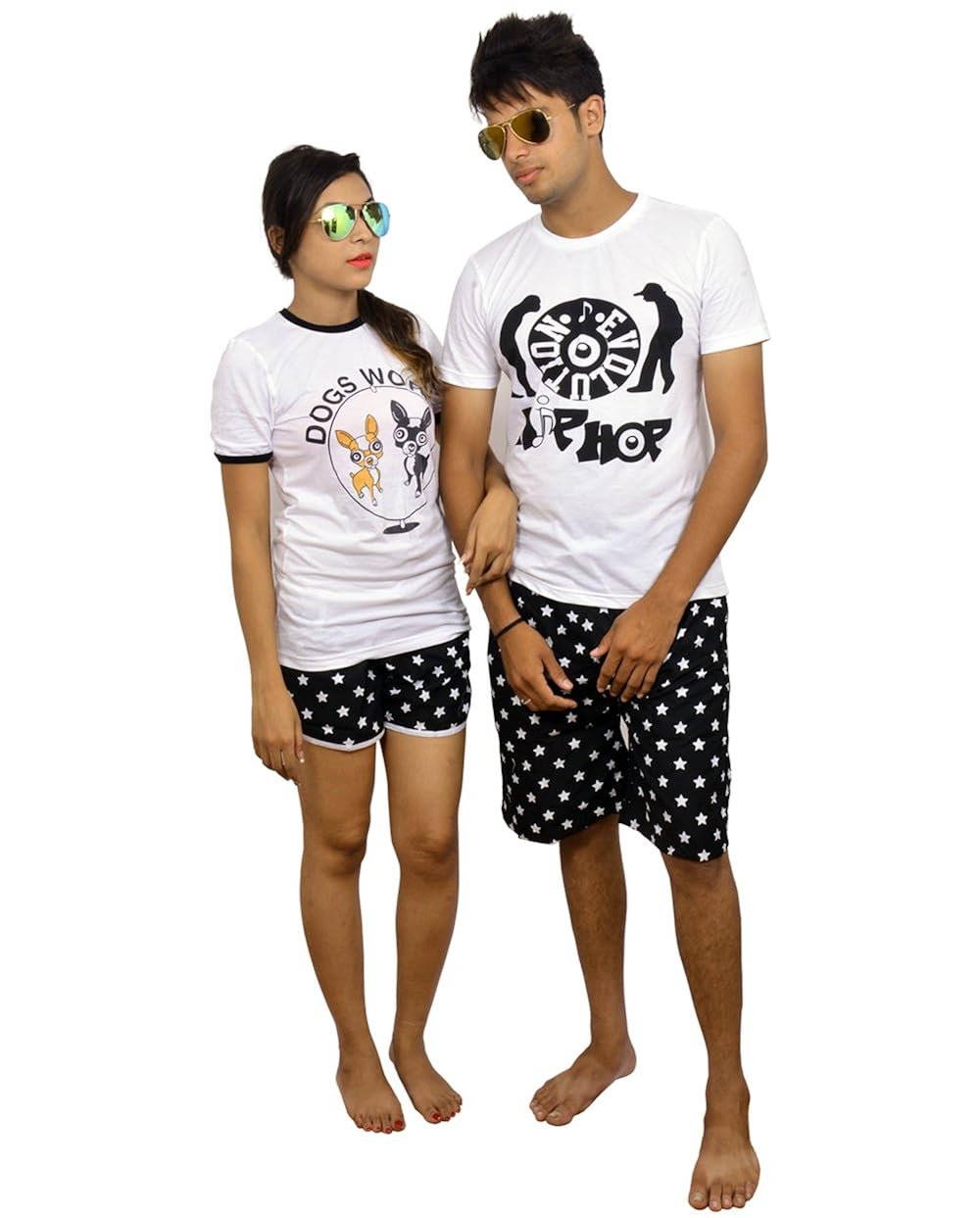 dri fit couple shorts
