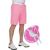 Royal &amp; Awesome Men's Pastel Golf Shorts, Golf Shorts for Men Slim Fit, Funny Men Apparel, Crazy Bright Design, Colorful