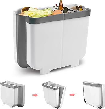 Gkodeamig Cubos de Basura Colgando, Cubo Basura Reciclaje, Bote de