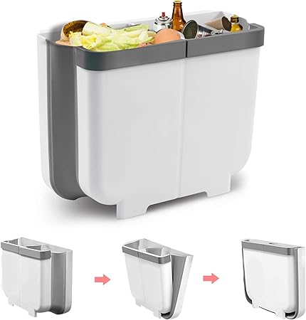 Gkodeamig Cubos de Basura Colgando, Cubo Basura Reciclaje, Bote de