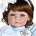 Adora Realistic Baby Doll Paris Poodle Toddler Doll - 20 inch, Soft CuddleMe Vinyl, Dark Brown Hair, Blue Eyes