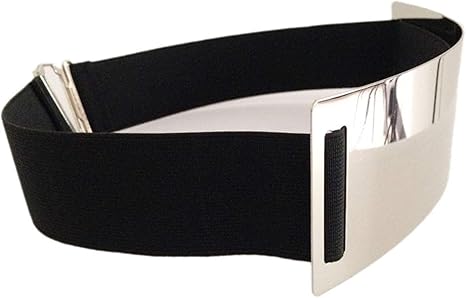 Amazon Co Jp レディースベルト 女性ゴールドシルバーブランドベルトのためのホットデザイナーベルト上品な弾性5カラーベルトレディースアパレルアクセサリー Belt Length L 75cm To 95cm Color 004 Silver ホーム キッチン