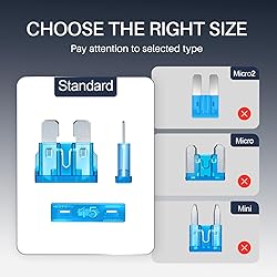 JOREST 120Pcs Standard Fuse Kit, Car Fuses